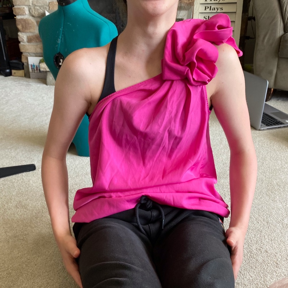 Pink blouse